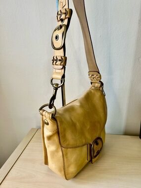 Coach Leather Bleeker Flap Tattersall Crossbody 11419 2007